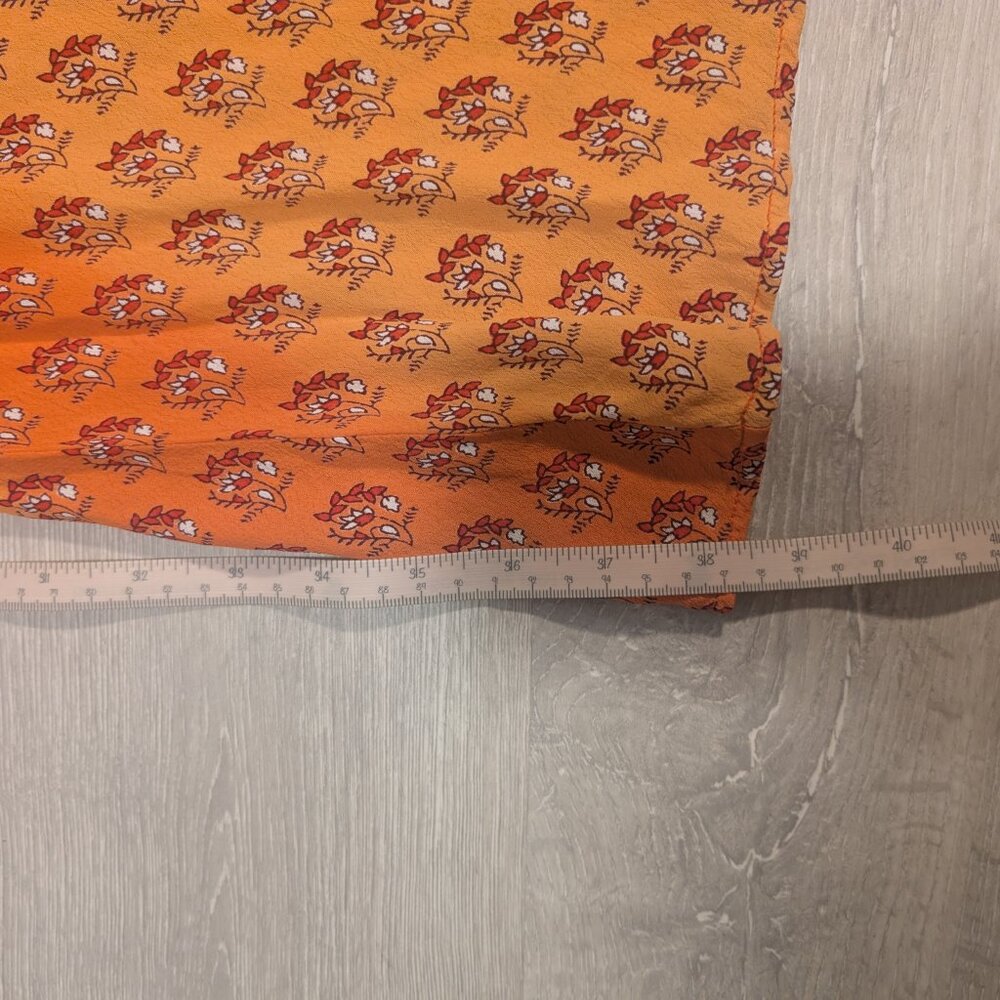 Vintage orange midi slip dress - Picture 5 of 10